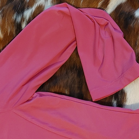 3/$50 Lennie Pink Frilled Blouse Sz L - Picture 2 of 6